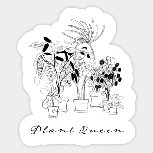 queen of the plants Sticker